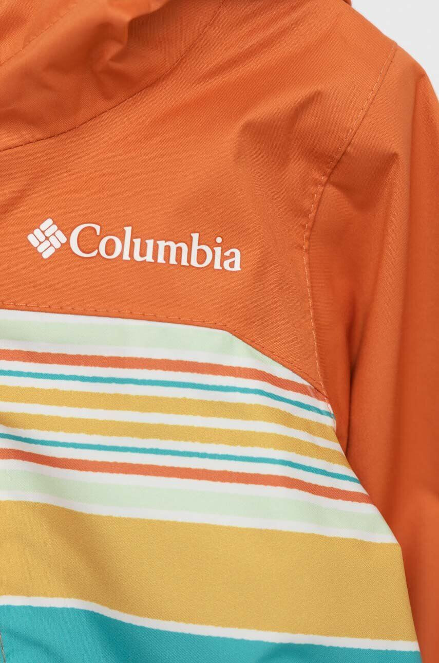 Columbia Overal pre bábätká Critter Jitters II Rain Suit oranžová farba - Pepit.sk