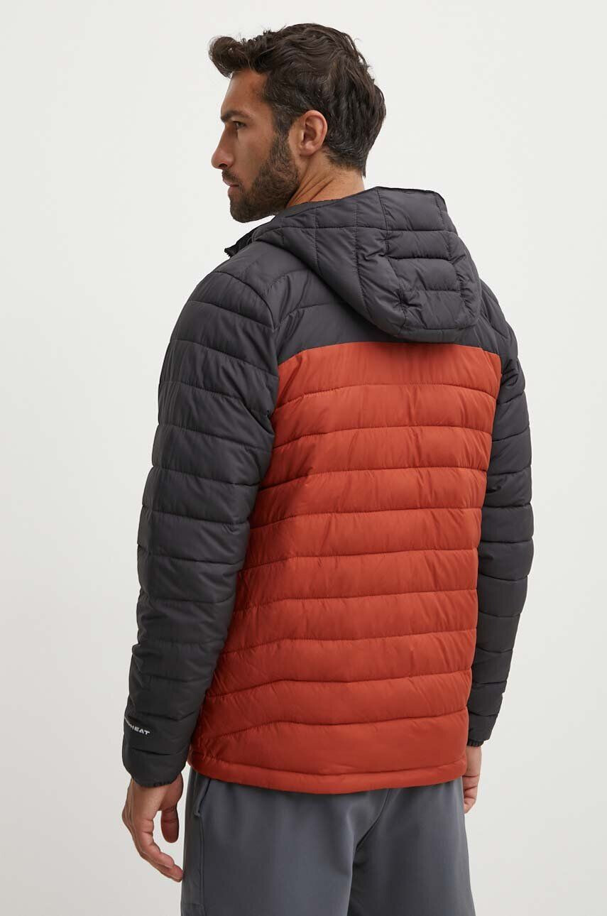 Columbia Športová bunda Powder Lite Hooded Jkt ružová farba zimná 1693931 - Pepit.sk