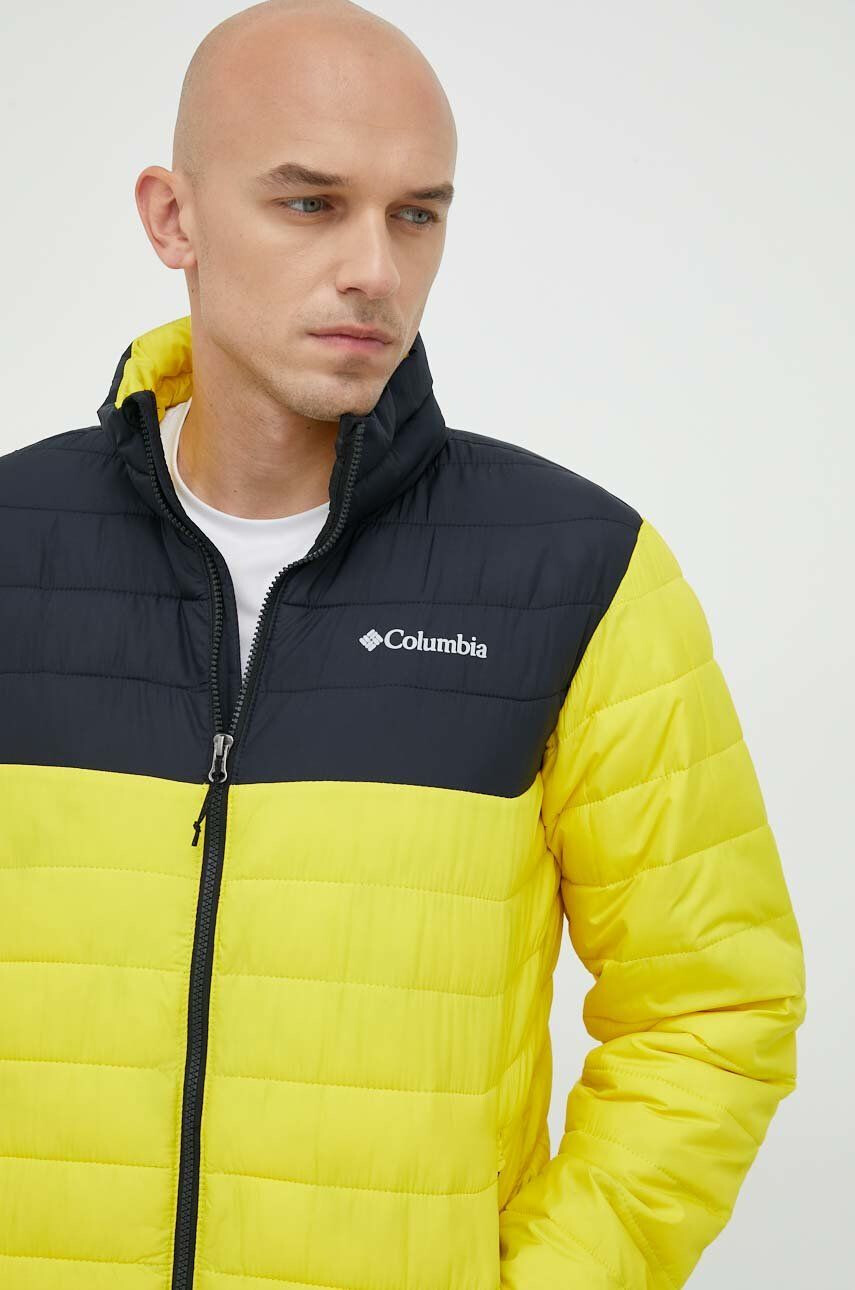 Columbia Športová bunda Powder Lite Jkt žltá farba 1698001 - Pepit.sk