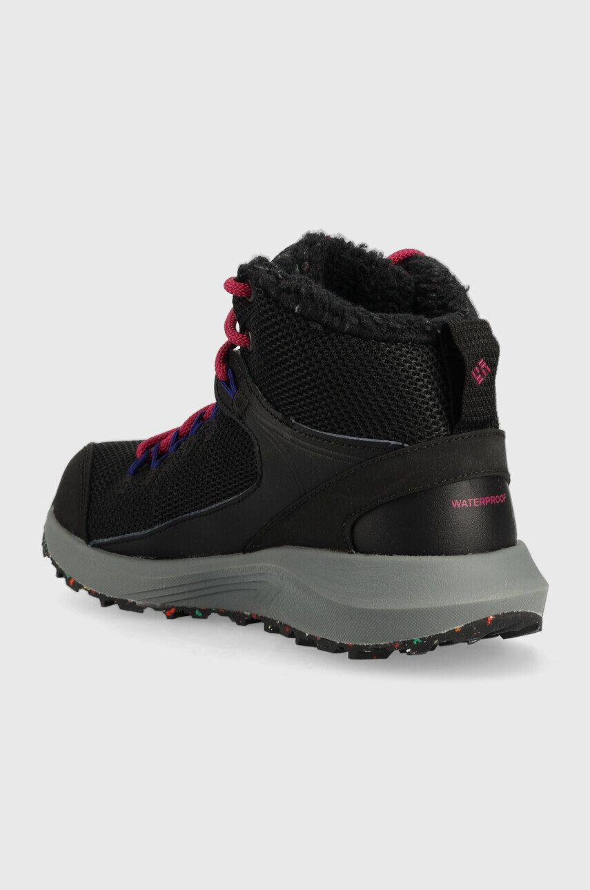 Columbia Topánky Trailstorm Mid Waterproof dámske čierna farba zateplené - Pepit.sk