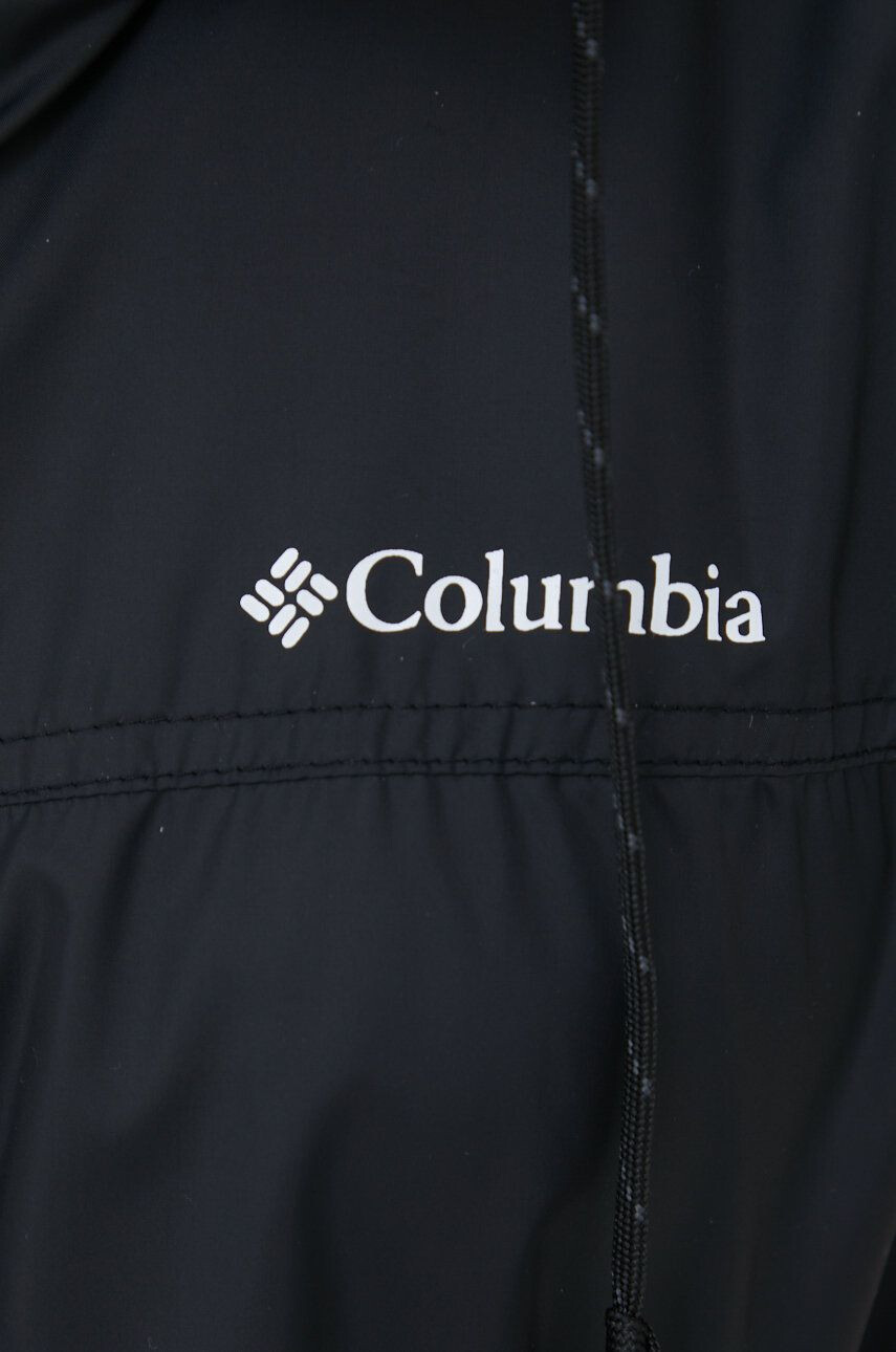 Columbia Turistická bunda Flash Challenger čierna farba - Pepit.sk