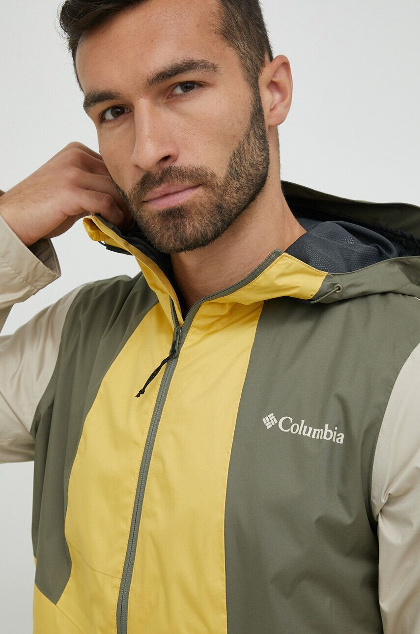 Columbia Turistická bunda Inner Limits II Jacket zelená farba - Pepit.sk