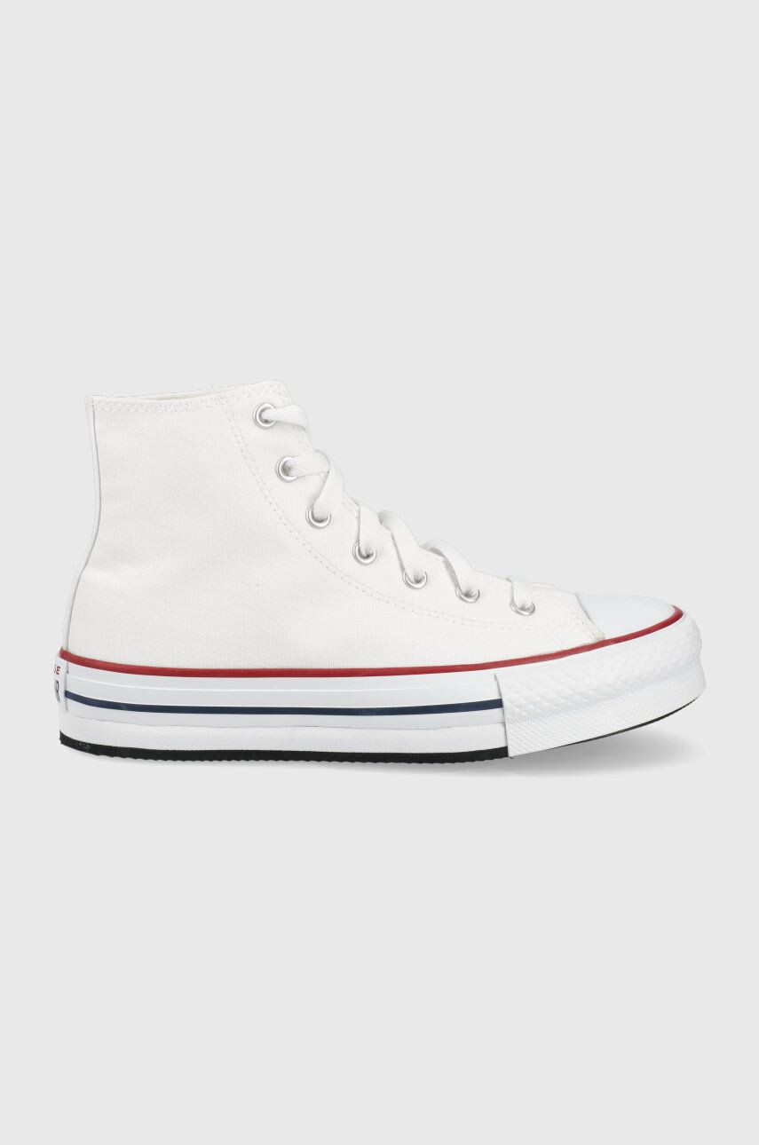 Converse Detské tenisky Chuck Taylor All Star Lift 272856C-White.Garn dámske biela farba - Pepit.sk