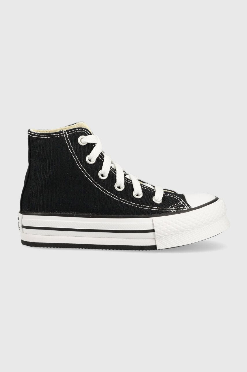 Converse Detské tenisky CHCK TAYLOR ALL STAR EVA LIFT 372859C čierna farba - Pepit.sk