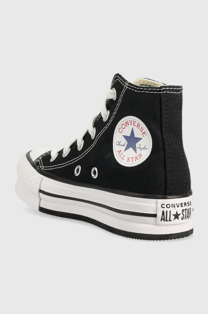 Converse Detské tenisky CHCK TAYLOR ALL STAR EVA LIFT 372859C čierna farba - Pepit.sk