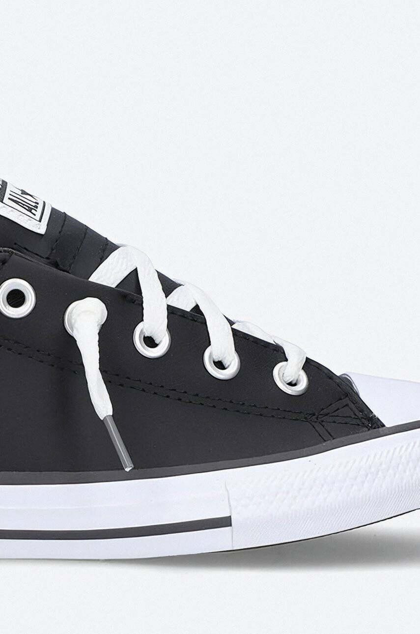 Converse Detské tenisky Chuck Taylor All Star Street čierna farba - Pepit.sk