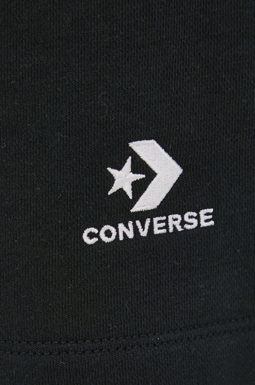 Converse Šortky 10020163.A01-Bl dámske čierna farba jednofarebné stredne vysoký pás - Pepit.sk