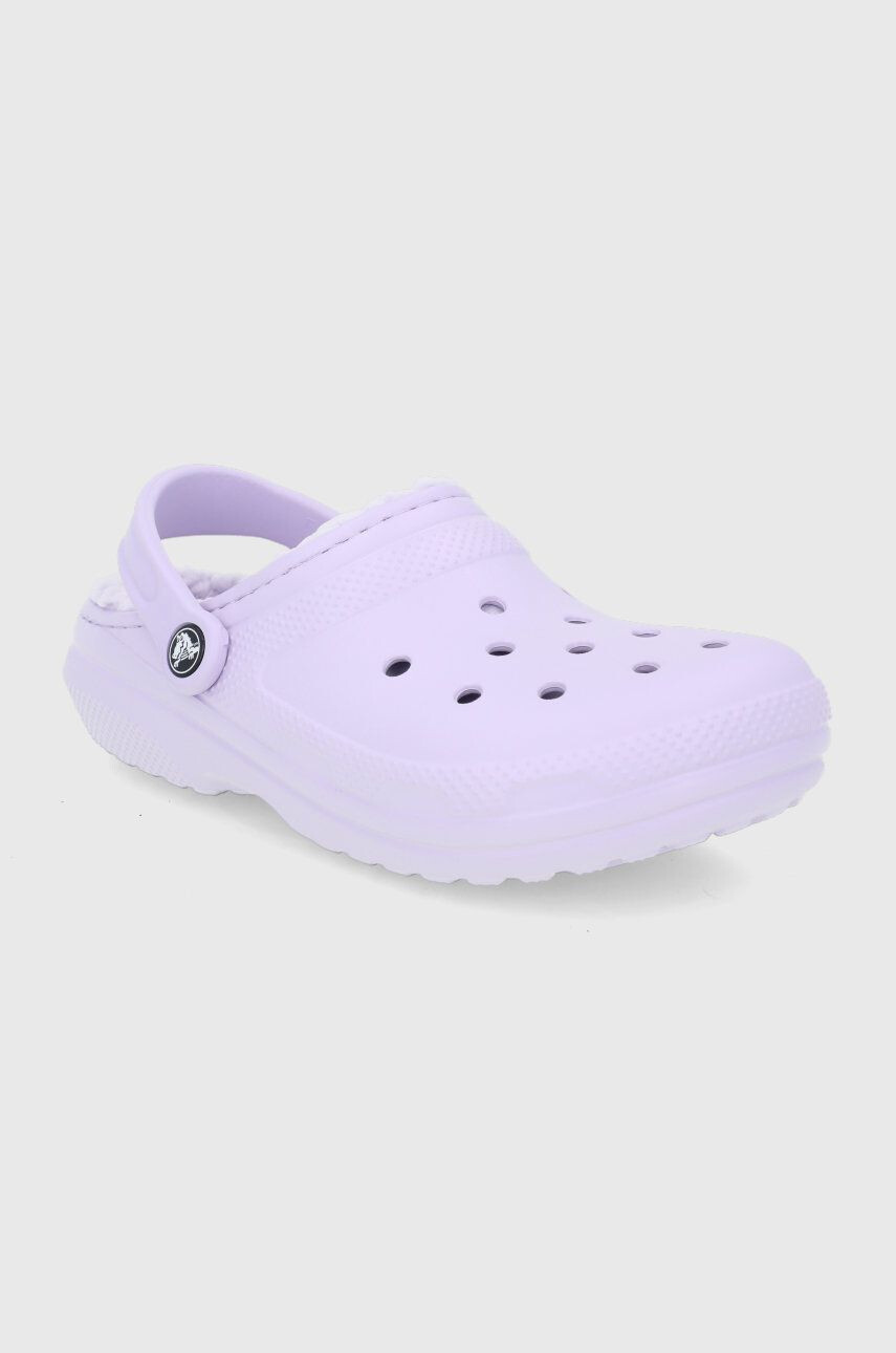 Crocs Papuče Classic Lined Clog SIC.LINED.CLOG.203591.D-LAVENDER.L ružová farba 203591 - Pepit.sk