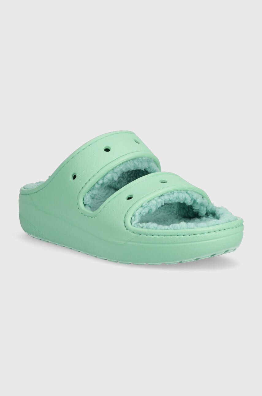 Crocs Papuče Classic Cozzy Sandal tyrkysová farba - Pepit.sk