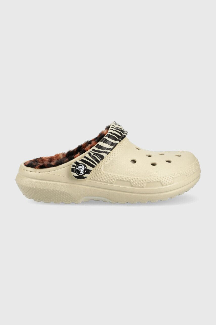 Crocs Papuče Classic Lined Animal Remix Clog - Pepit.sk