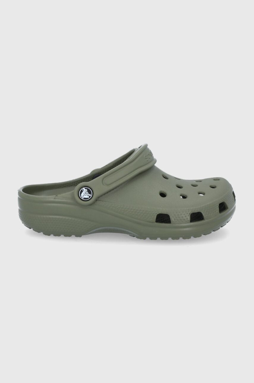 Crocs Šľapky Classic dámske zelená farba 10001 - Pepit.sk