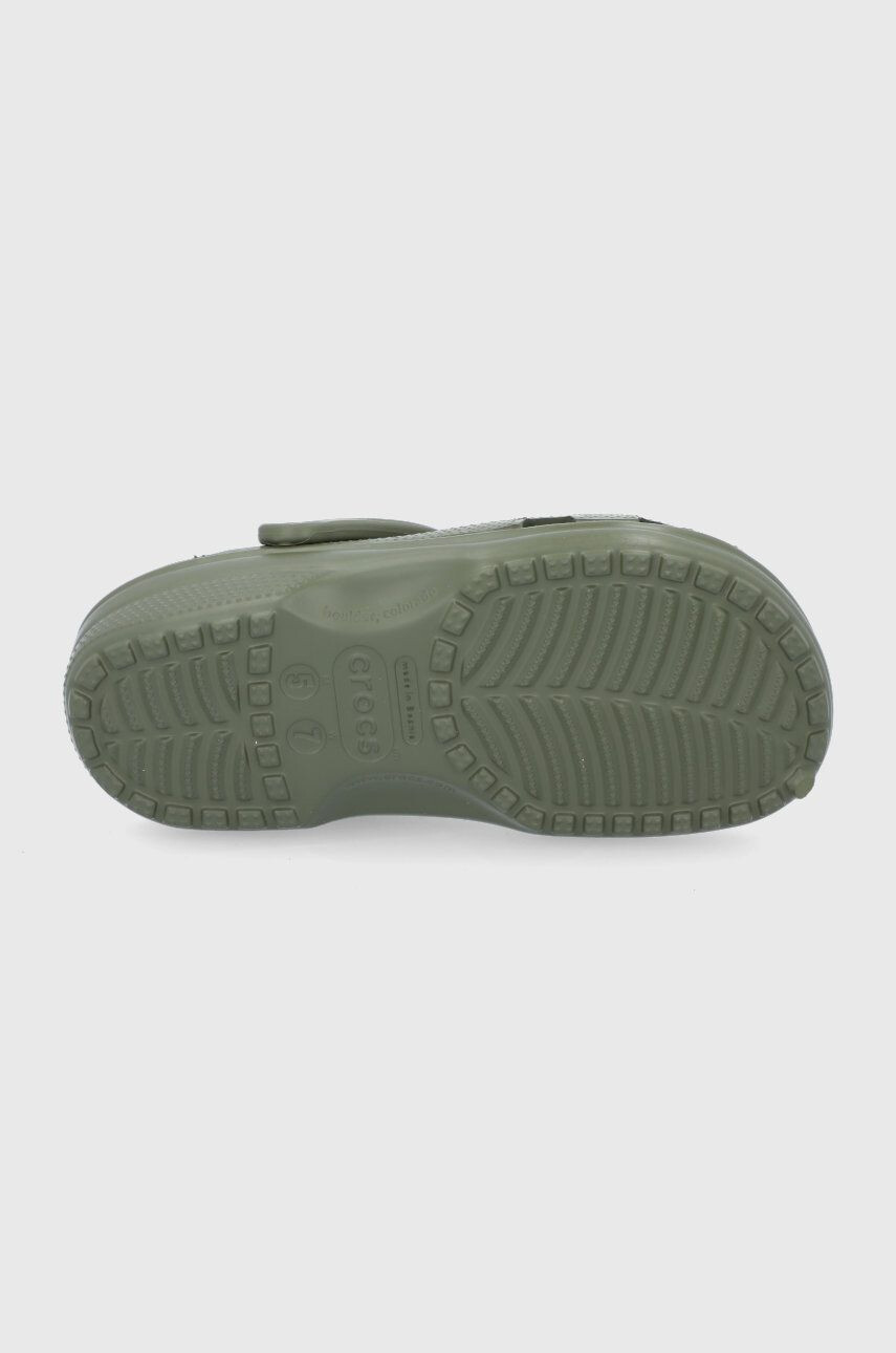 Crocs Šľapky Classic dámske zelená farba 10001 - Pepit.sk