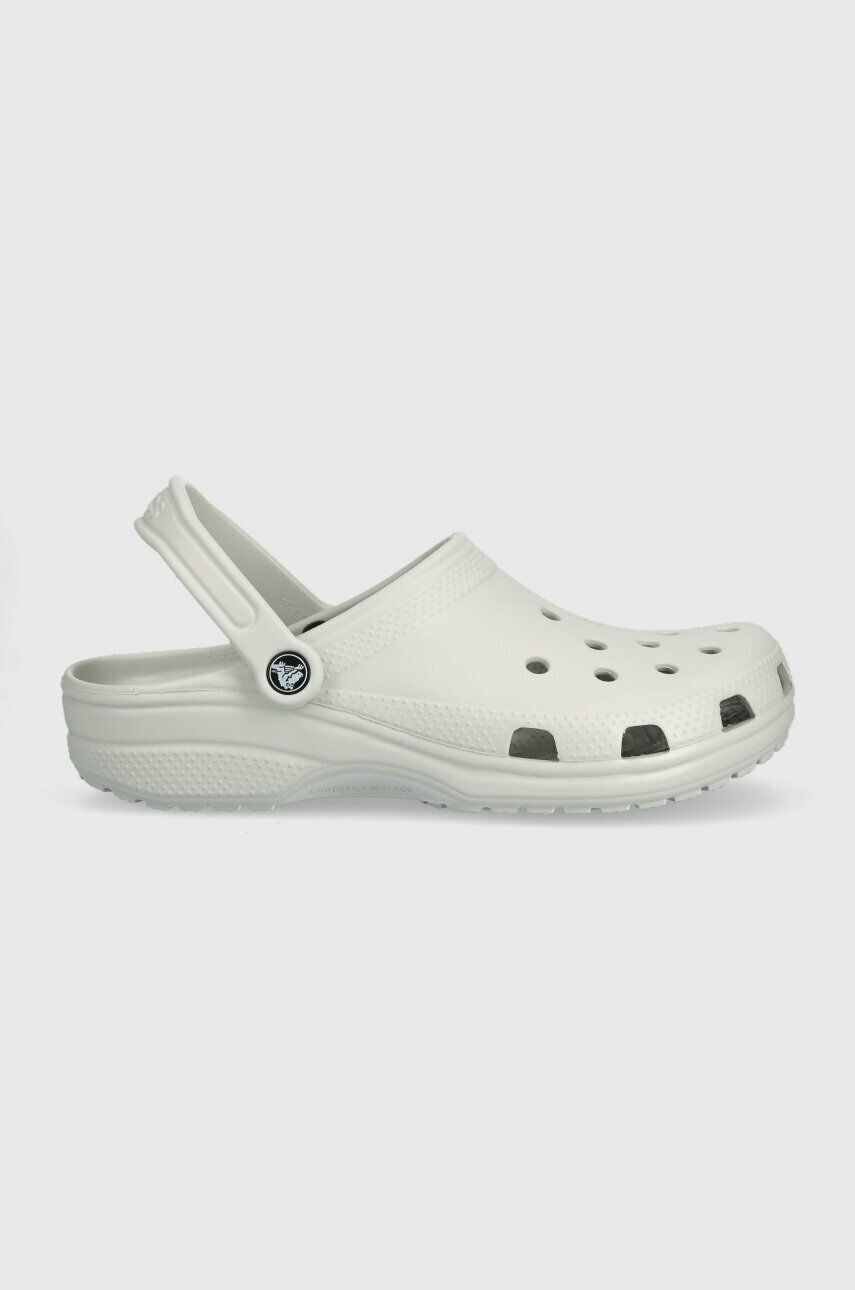 Crocs Šľapky CLASSIC 10001.1FT-1FT šedá farba - Pepit.sk