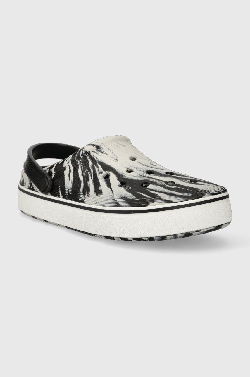 Crocs Šľapky Crocband IV Marbled Clog čierna farba 208601 - Pepit.sk