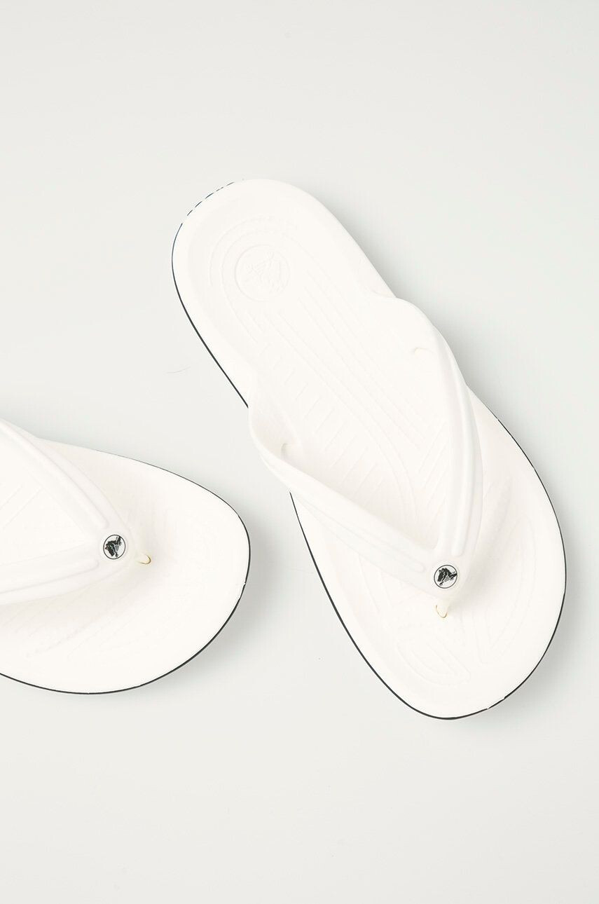 Crocs Žabky OCS.CROCBAND.FLIP.11033-WHITE dámske biela farba - Pepit.sk