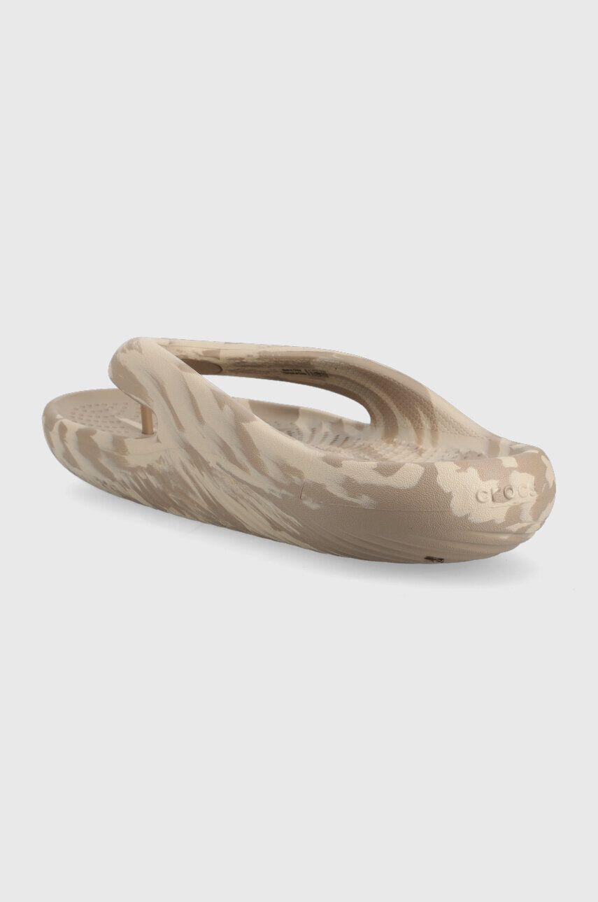 Crocs Žabky Mellow Marbled Flip šedá farba 208580 - Pepit.sk