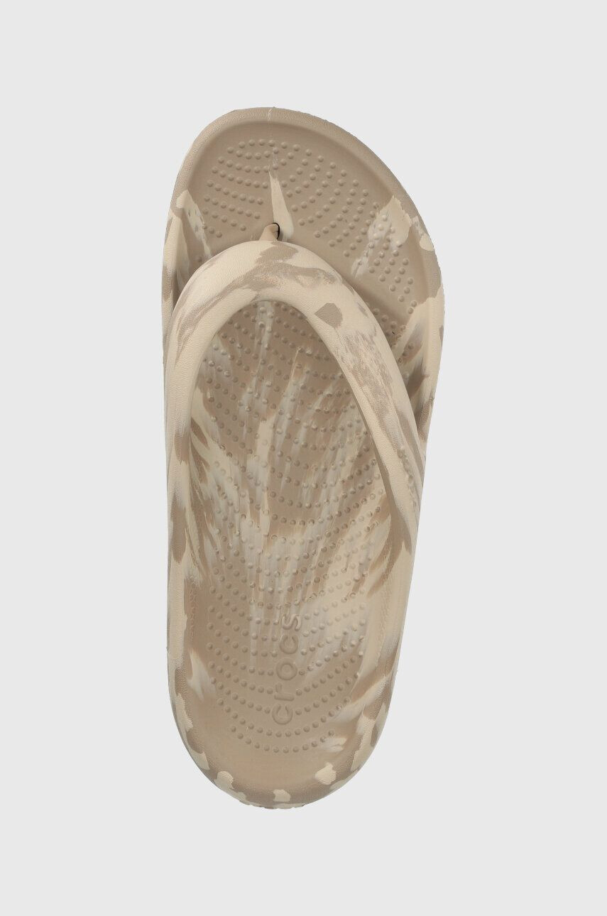 Crocs Žabky Mellow Marbled Flip šedá farba 208580 - Pepit.sk