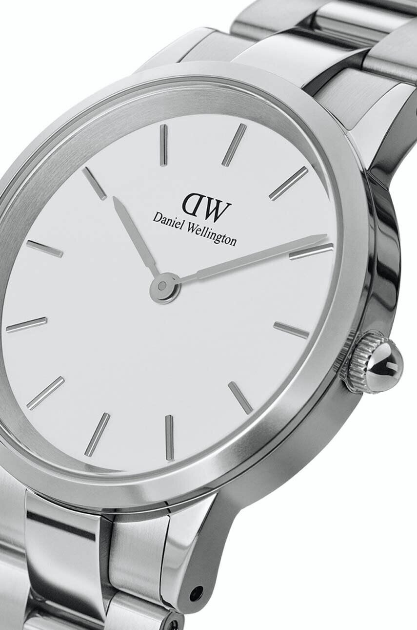 Daniel Wellington Hodinky Iconic Link 36 strieborná farba - Pepit.sk