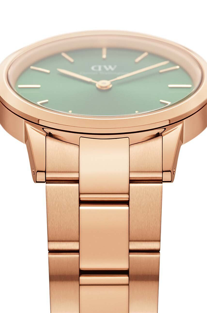 Daniel Wellington Hodinky Iconic Link Emerald dámske zlatá farba - Pepit.sk