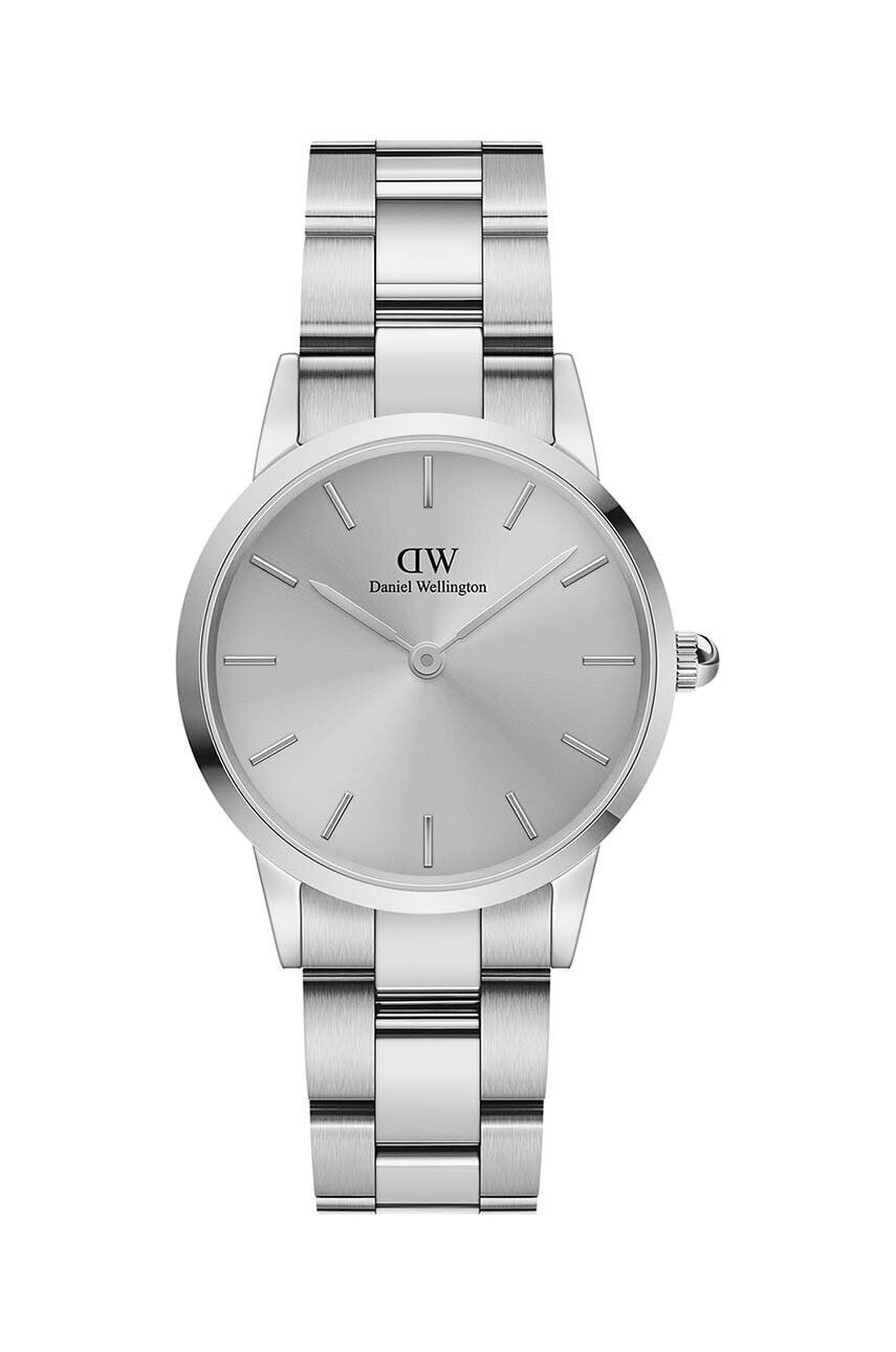 Daniel Wellington Hodinky Iconic Link Unitone 28 dámske strieborná farba - Pepit.sk