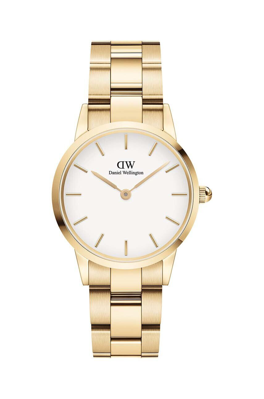 Daniel Wellington Hodinky Iconic Link White dámske zlatá farba - Pepit.sk