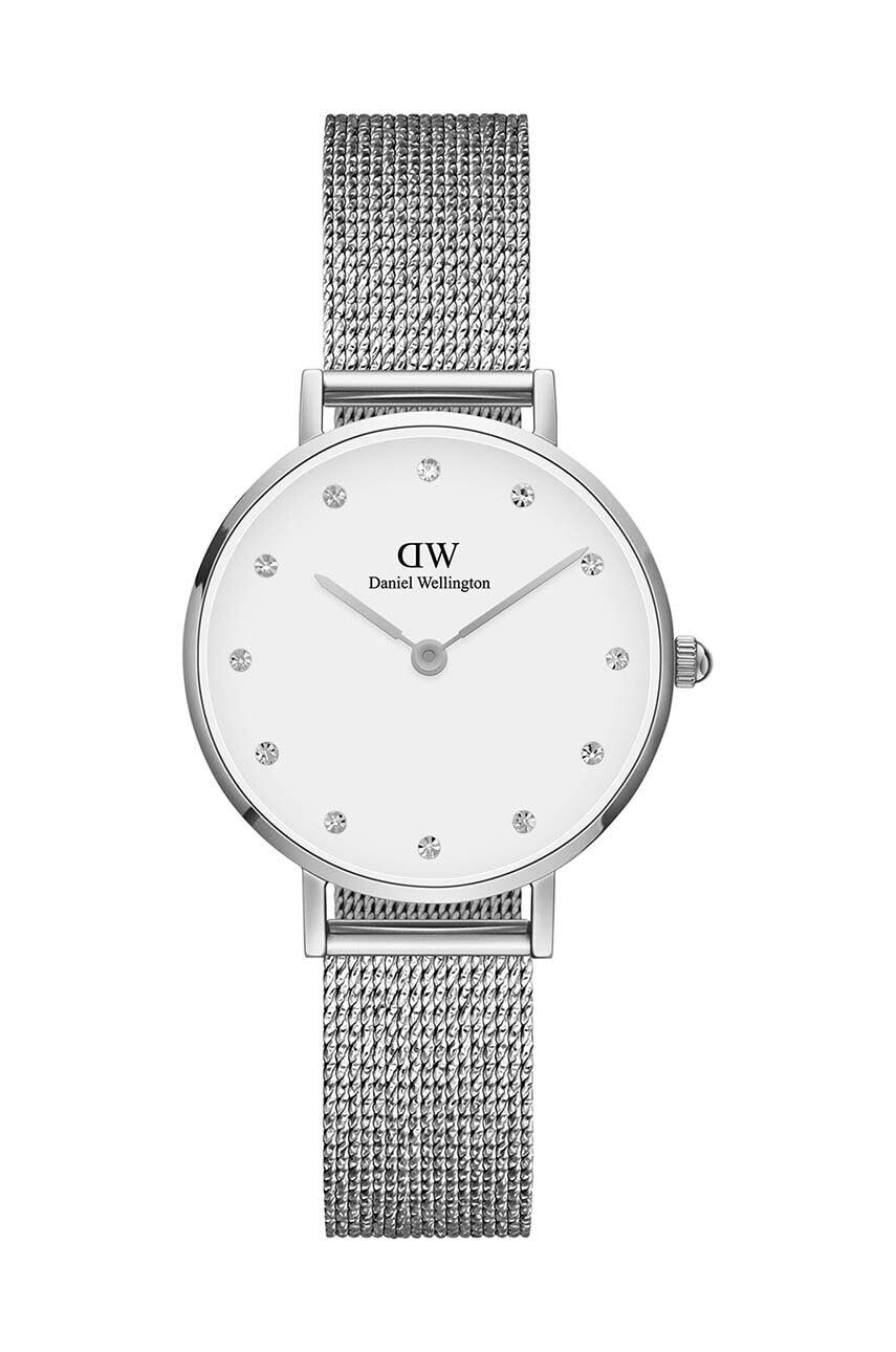 Daniel Wellington Hodinky Petite 28 dámske strieborná farba - Pepit.sk