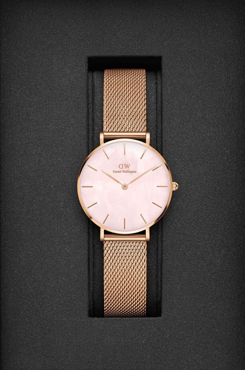 Daniel Wellington Hodinky Petite 32 Melrose dámske ružová farba - Pepit.sk