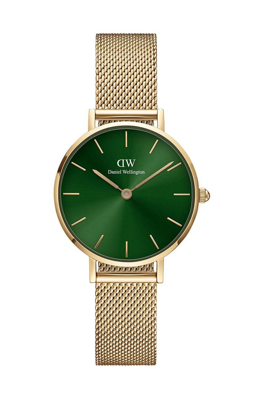 Daniel Wellington Hodinky Petite Emerald 28 dámske zlatá farba - Pepit.sk