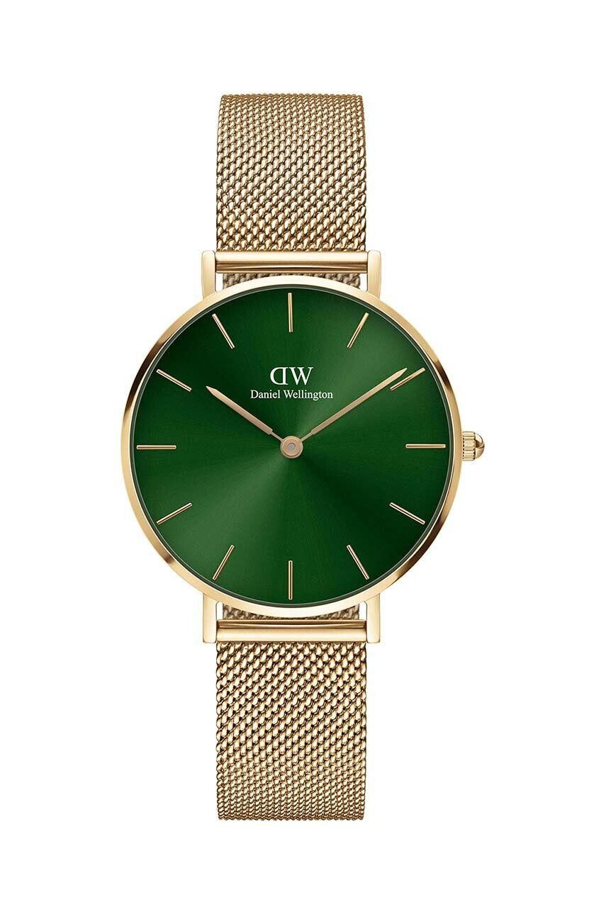 Daniel Wellington Hodinky Petite Emerald 32 dámske zlatá farba - Pepit.sk