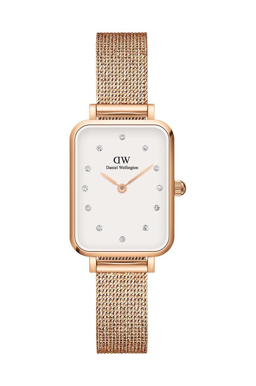 Daniel Wellington Hodinky Quadro 20x26 dámske ružová farba - Pepit.sk