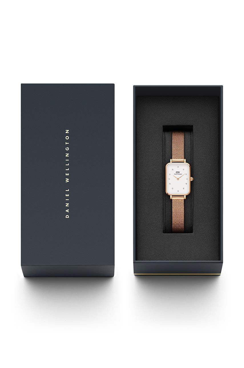 Daniel Wellington Hodinky Quadro 20x26 dámske ružová farba - Pepit.sk