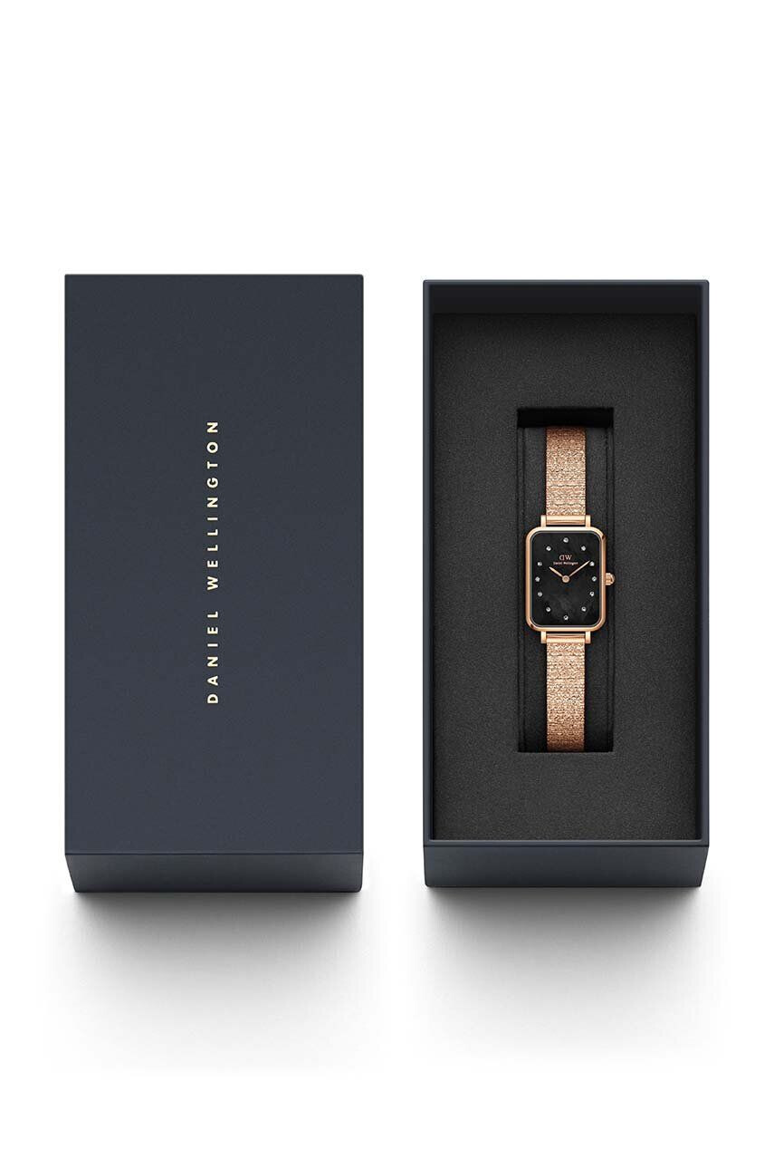 Daniel Wellington Hodinky Quadro 20x26 Lumine dámske zlatá farba - Pepit.sk