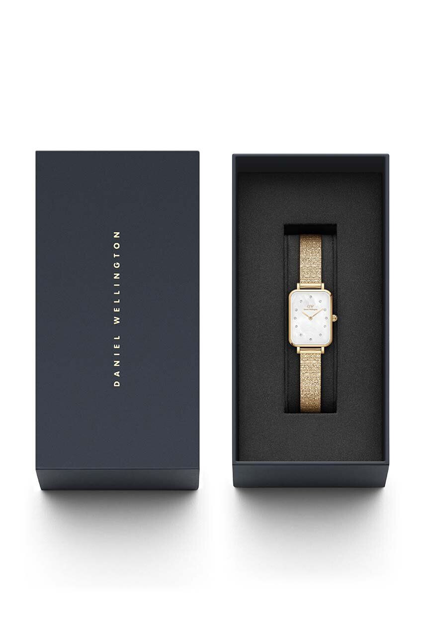 Daniel Wellington Hodinky Quadro 20x26 Lumine dámske zlatá farba - Pepit.sk