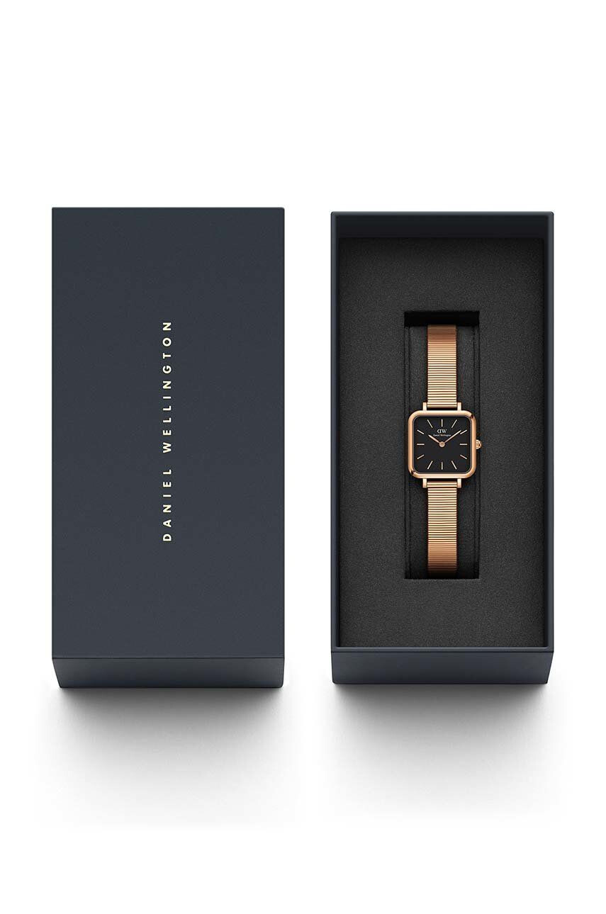 Daniel Wellington Hodinky Quadro Studio dámske ružová farba - Pepit.sk