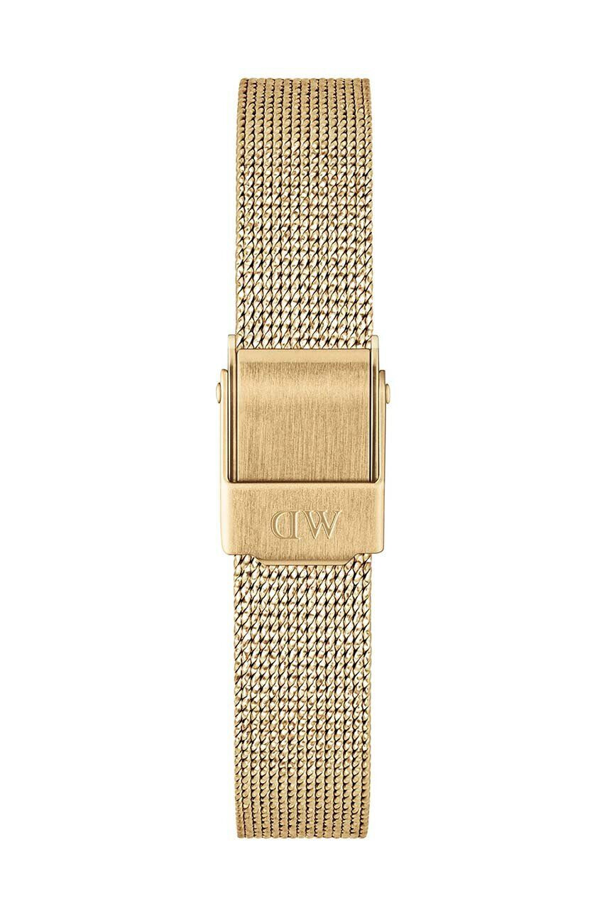 Daniel Wellington Remienok na hodinky Quadro Petite Pressed Evergold zlatá farba - Pepit.sk