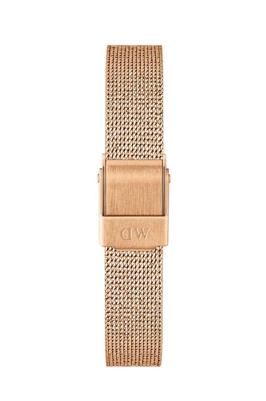 Daniel Wellington Remienok na hodinky Quadro Petite Pressed Melrose Rose zlatá farba - Pepit.sk