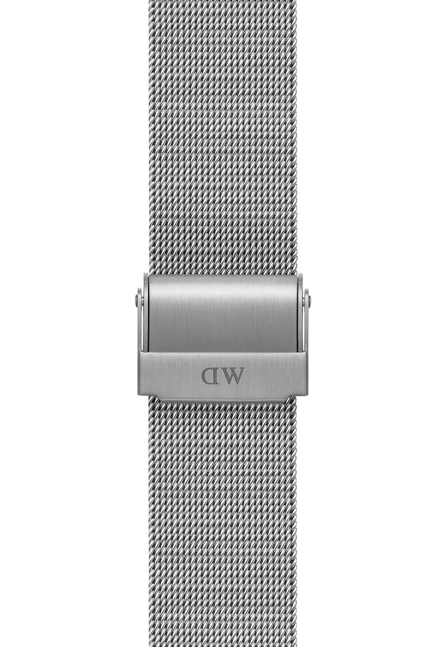 Daniel Wellington Remienok pre apple watch Smart Watch Mesh strap S strieborná farba - Pepit.sk