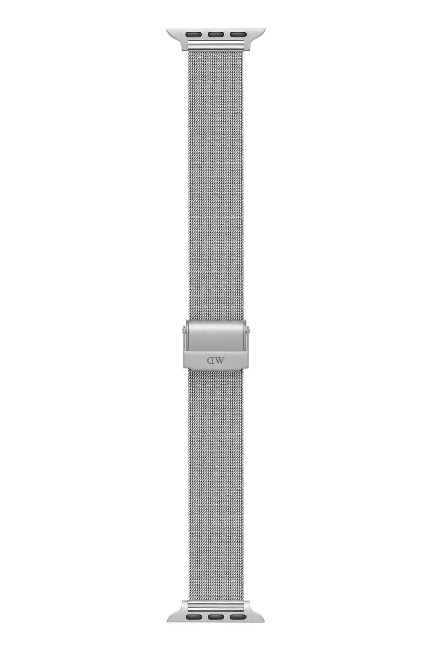 Daniel Wellington Remienok pre apple watch Smart Watch Mesh strap S strieborná farba - Pepit.sk