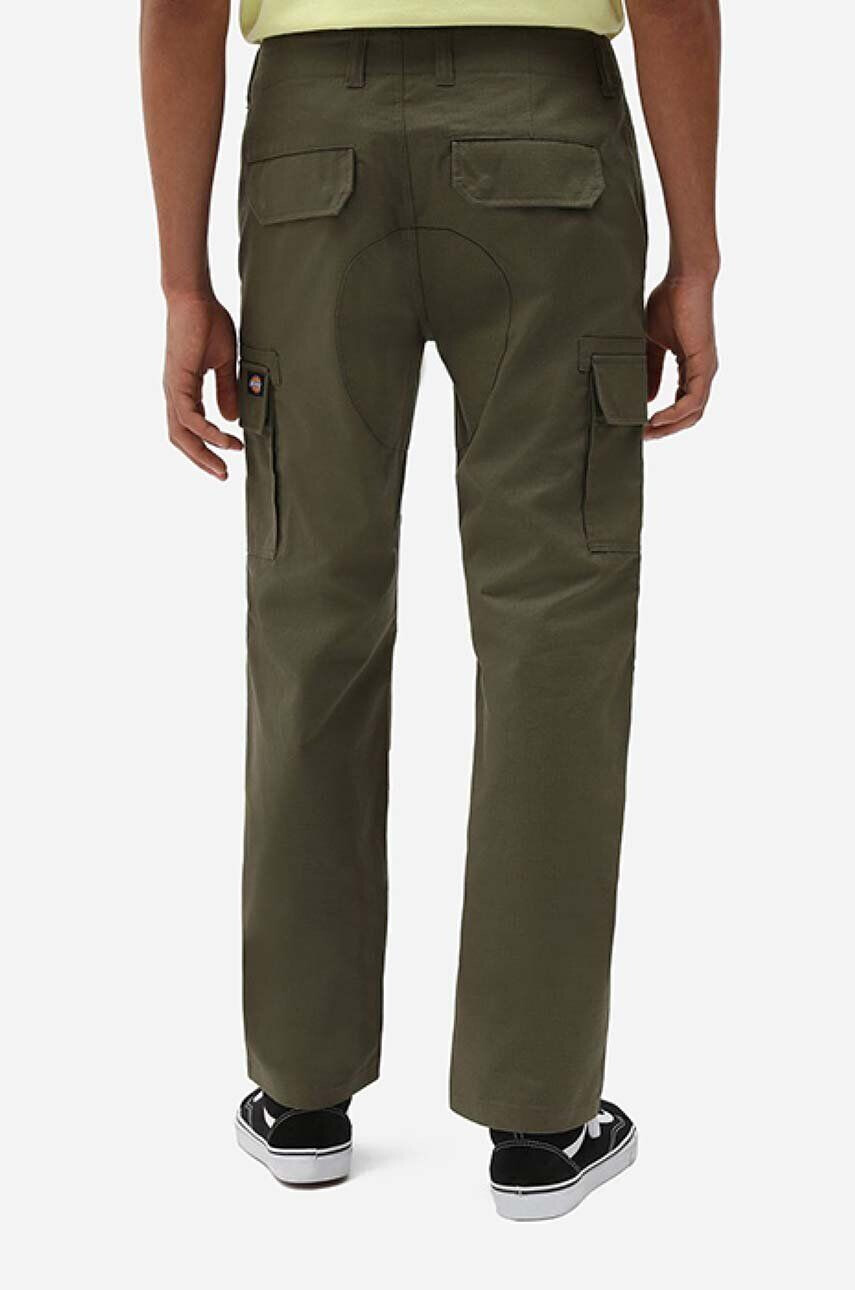 Dickies Bavlnené nohavice DK0A4XDUMGR-GREEN zelená farba rovné - Pepit.sk