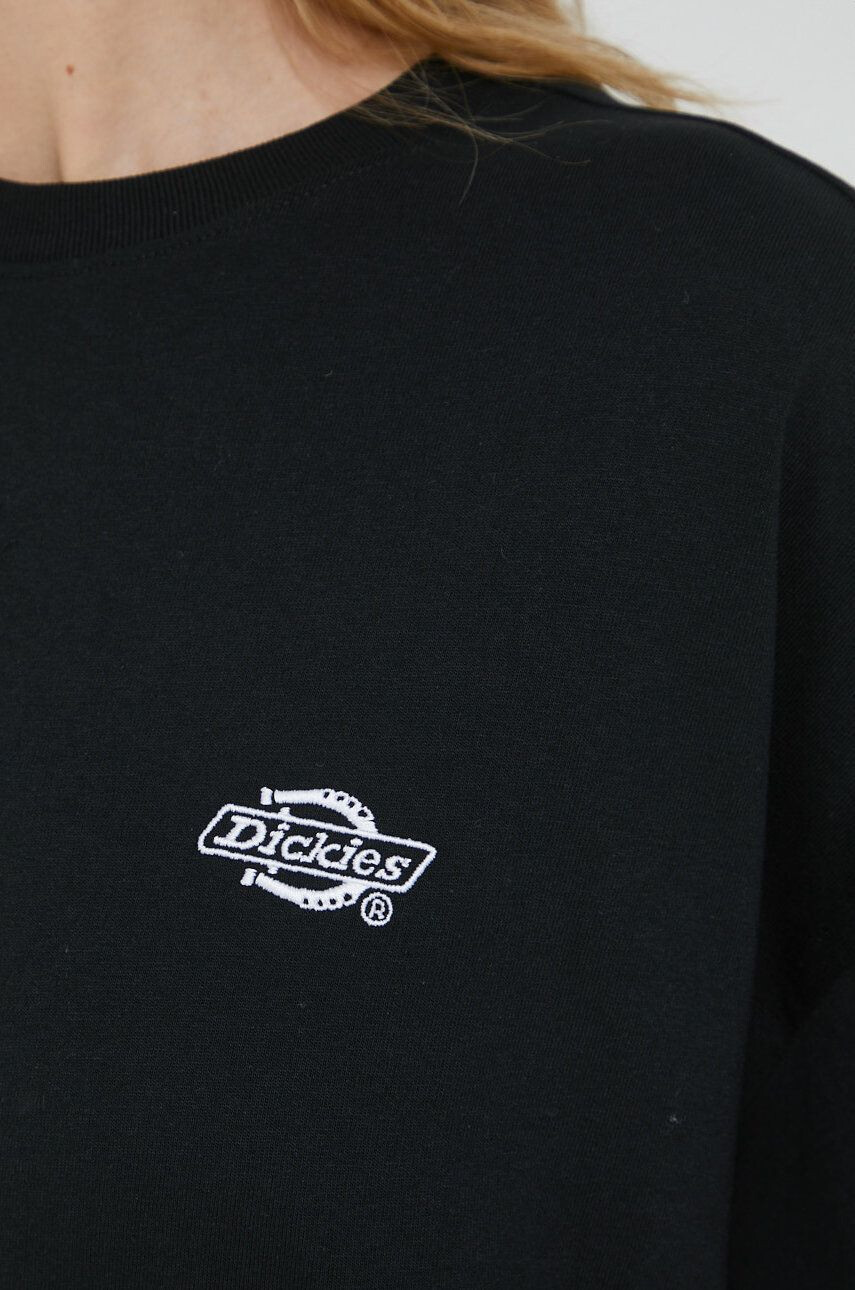 Dickies Bavlnené tričko DK0A4Y1BBLK1-BLACK čierna farba - Pepit.sk