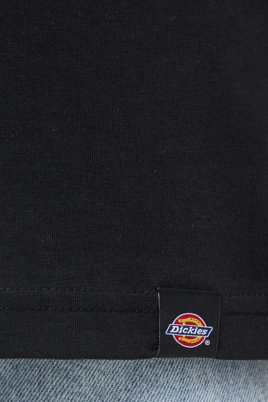 Dickies Bavlnené tričko čierna farba s potlačou - Pepit.sk