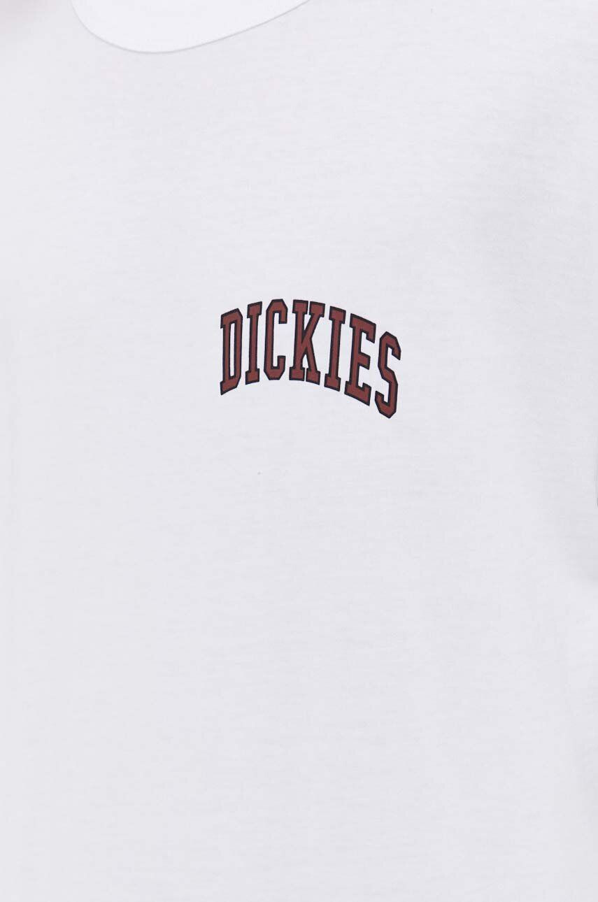 Dickies Bavlnené tričko biela farba s potlačou - Pepit.sk