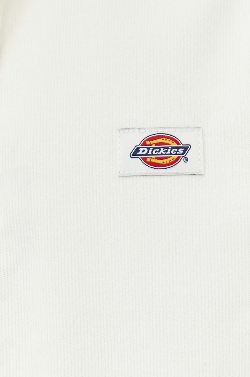 Dickies Manšestrová košeľa biela farba regular s klasickým golierom - Pepit.sk