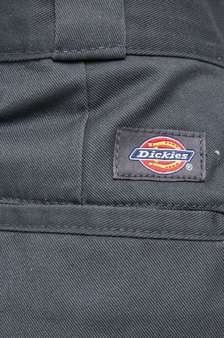 Dickies Nohavice dámske šedá farba rovné vysoký pás - Pepit.sk