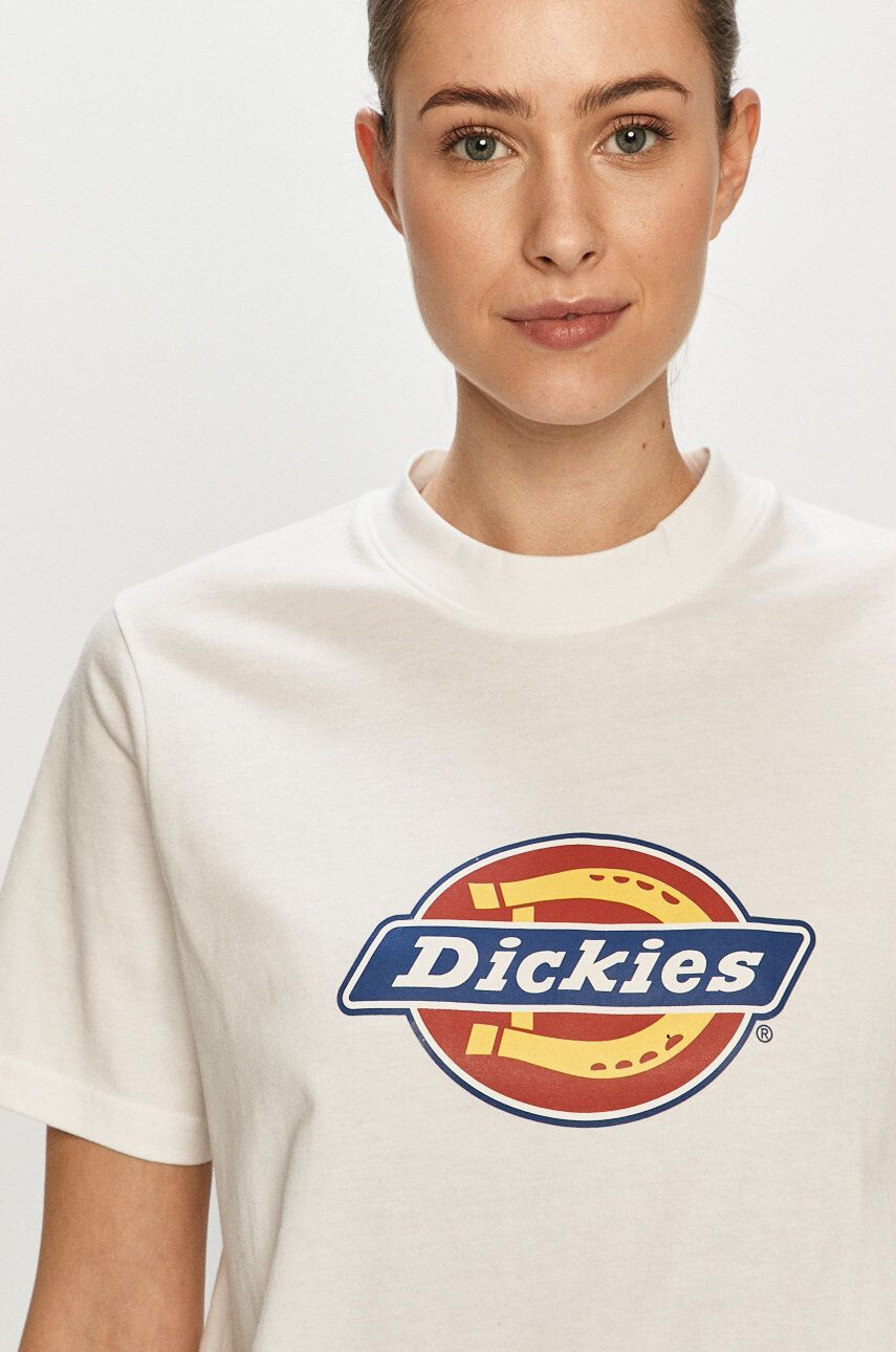 Dickies Tričko DK0A4XCAWHX-WHITE biela farba - Pepit.sk