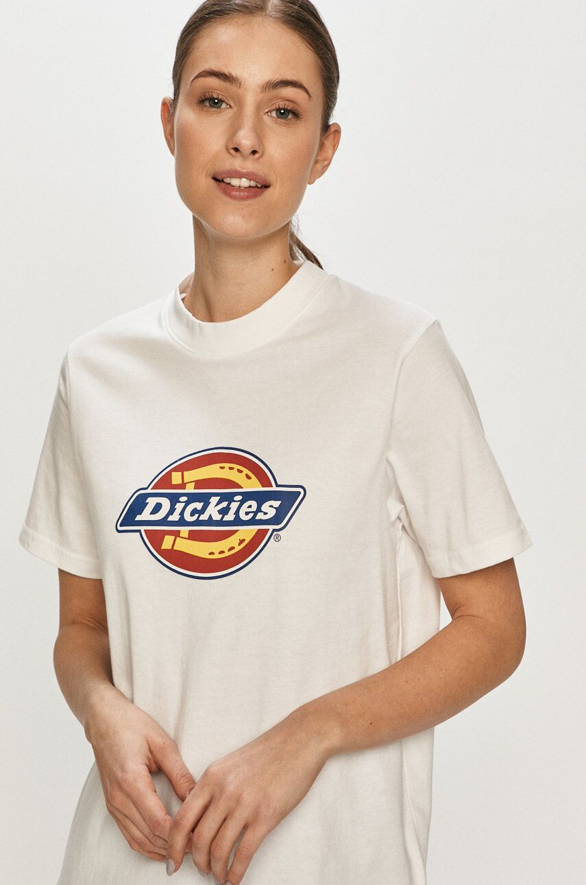 Dickies Tričko DK0A4XCAWHX-WHITE biela farba - Pepit.sk