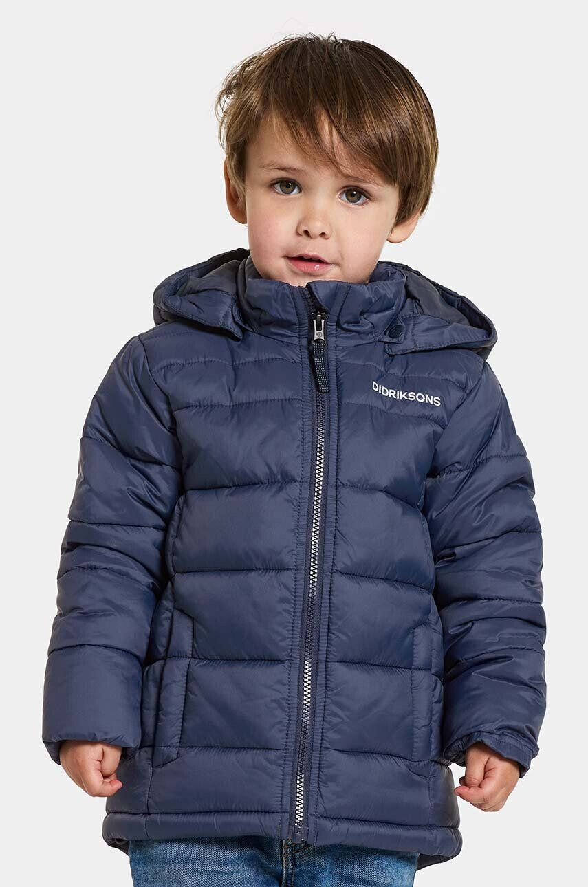 Didriksons Detská zimná bunda RODI KIDS JACKET tmavomodrá farba - Pepit.sk