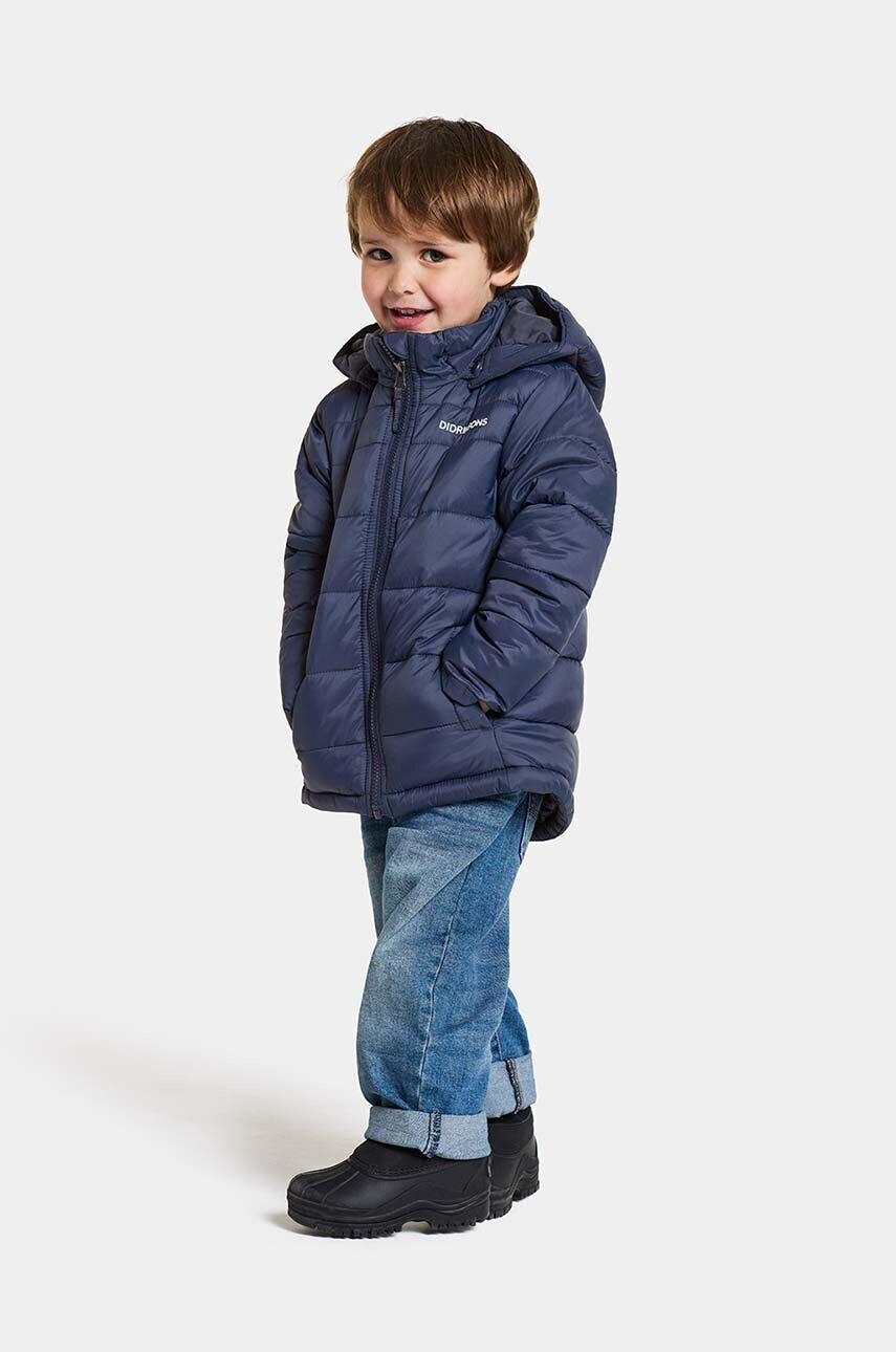 Didriksons Detská zimná bunda RODI KIDS JACKET tmavomodrá farba - Pepit.sk