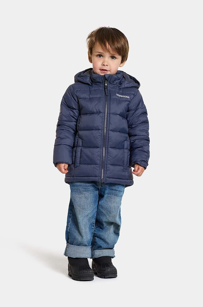 Didriksons Detská zimná bunda RODI KIDS JACKET tmavomodrá farba - Pepit.sk