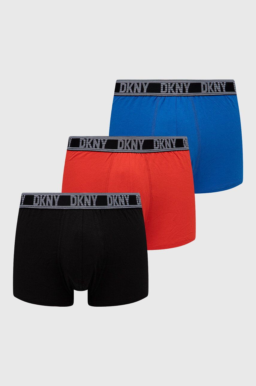 DKNY Boxerky pánske červená farba - Pepit.sk